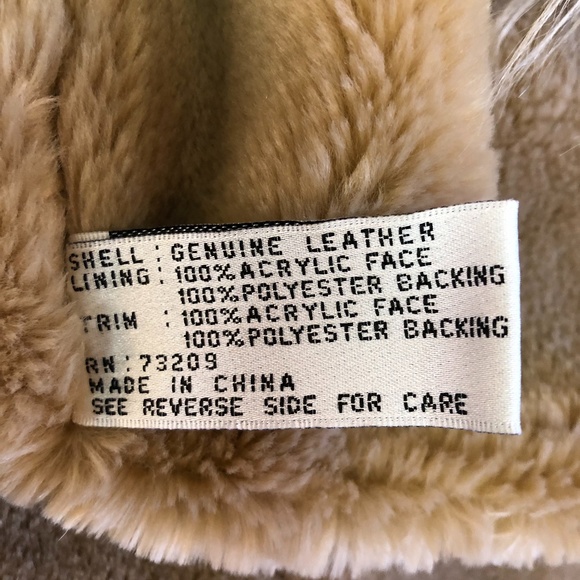 Marvin Richards Vintage Suede Faux Fur Boho Coat - Picture 6 of 7
